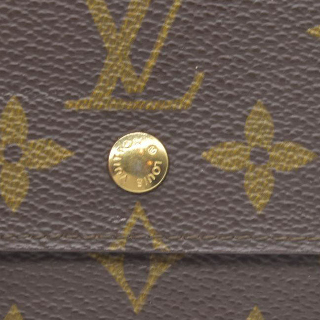 $545 Louis Vuitton  Monogram Porte-Monnaie Coin Purse RA0920