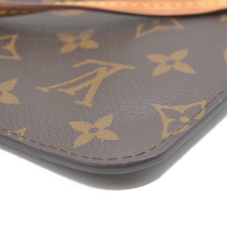 AUCTION $600 Louis Vuitton  Monogram Neo Neverfull GM MM Mimosa Pochette TJ4154