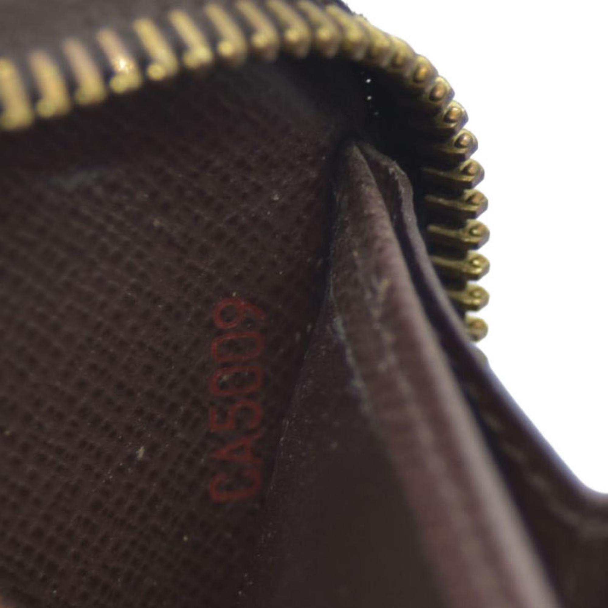 $915 Louis Vuitton Damier Ebene Zippy Wallet CA5009