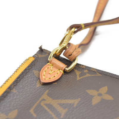 AUCTION $600 Louis Vuitton  Monogram Neo Neverfull GM MM Mimosa Pochette TJ4154