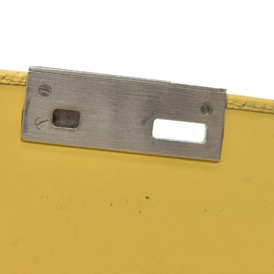 Salvatore Ferragamo Gancini Leather Trifold Wallet Yellow