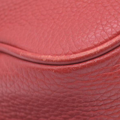 $1490 Gucci Small Soho Disco Bag Red Crossbody