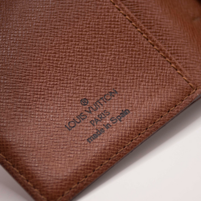 $505 1999 Louis Vuitton Monogram Small Ring Agenda Cover CA0979