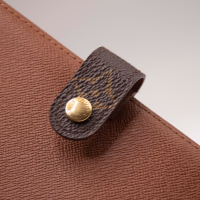 $505 1999 Louis Vuitton Monogram Small Ring Agenda Cover CA0979