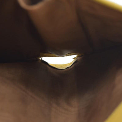 Salvatore Ferragamo Gancini Leather Trifold Wallet Yellow