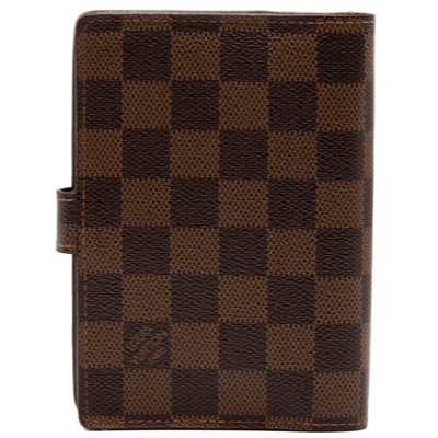 $505 2007 Louis Vuitton Damier Agenda PM Notebook Cover Brown CA0057
