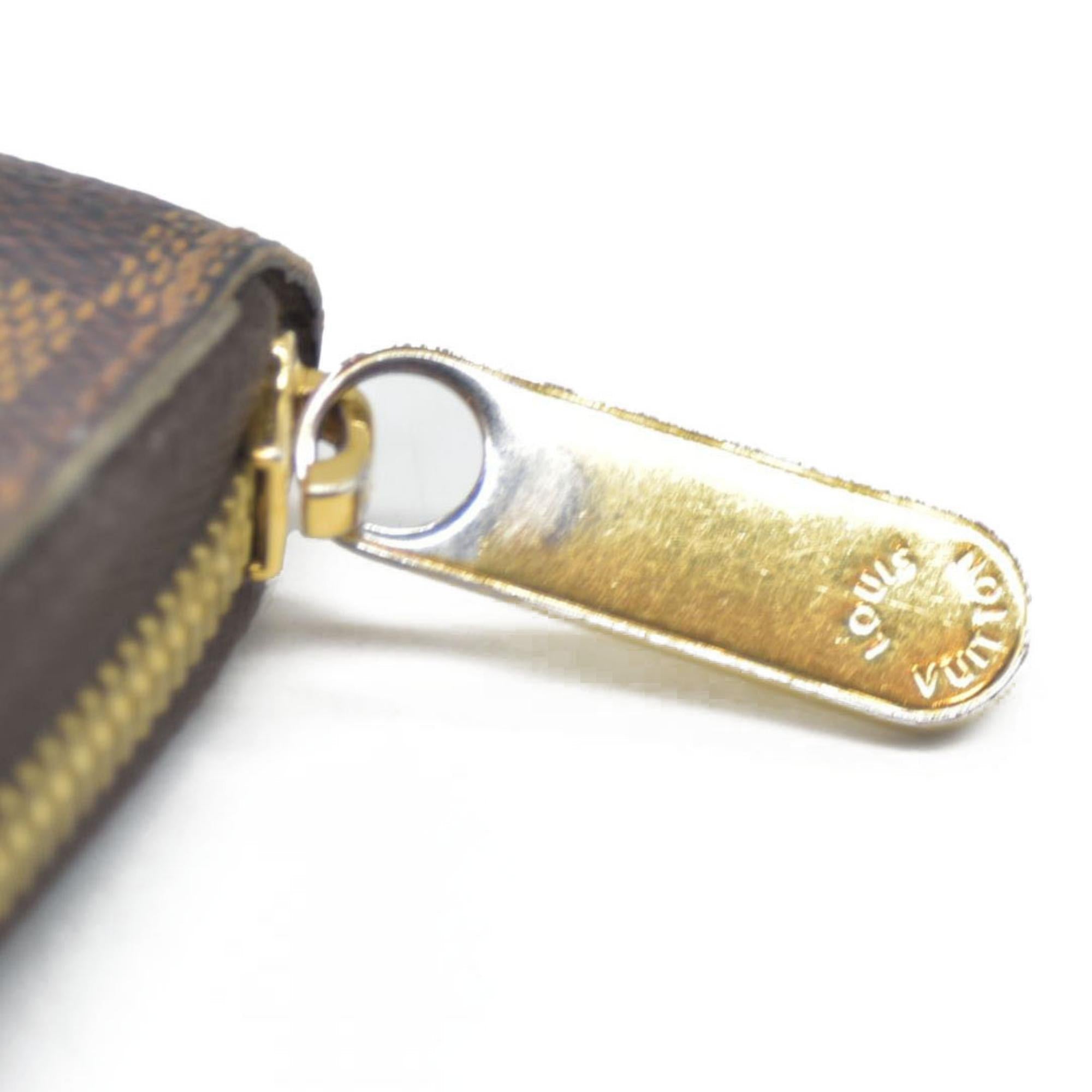 $915 2015 Louis Vuitton Damier Ebene Zippy Wallet MI3175