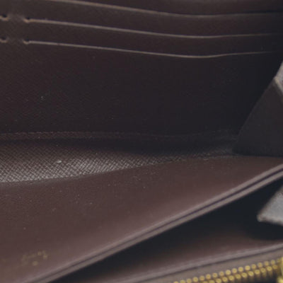 $915 2015 Louis Vuitton Damier Ebene Zippy Wallet MI3175