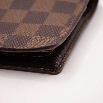 $505 2007 Louis Vuitton Damier Agenda PM Notebook Cover Brown CA0057