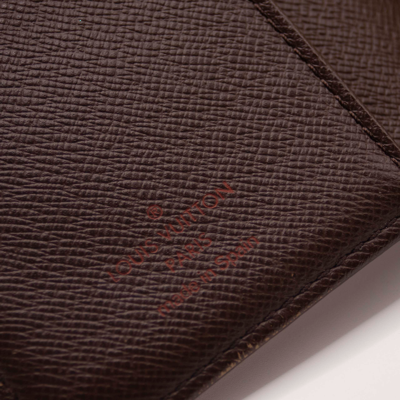$505 2007 Louis Vuitton Damier Agenda PM Notebook Cover Brown CA0057