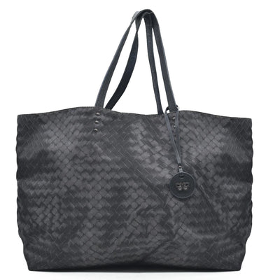 $890 Bottega Veneta Intreccio Illusion tote Bag Black