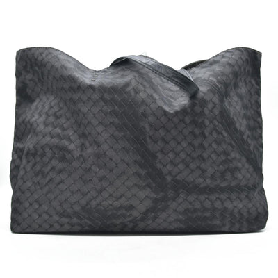 $890 Bottega Veneta Intreccio Illusion tote Bag Black