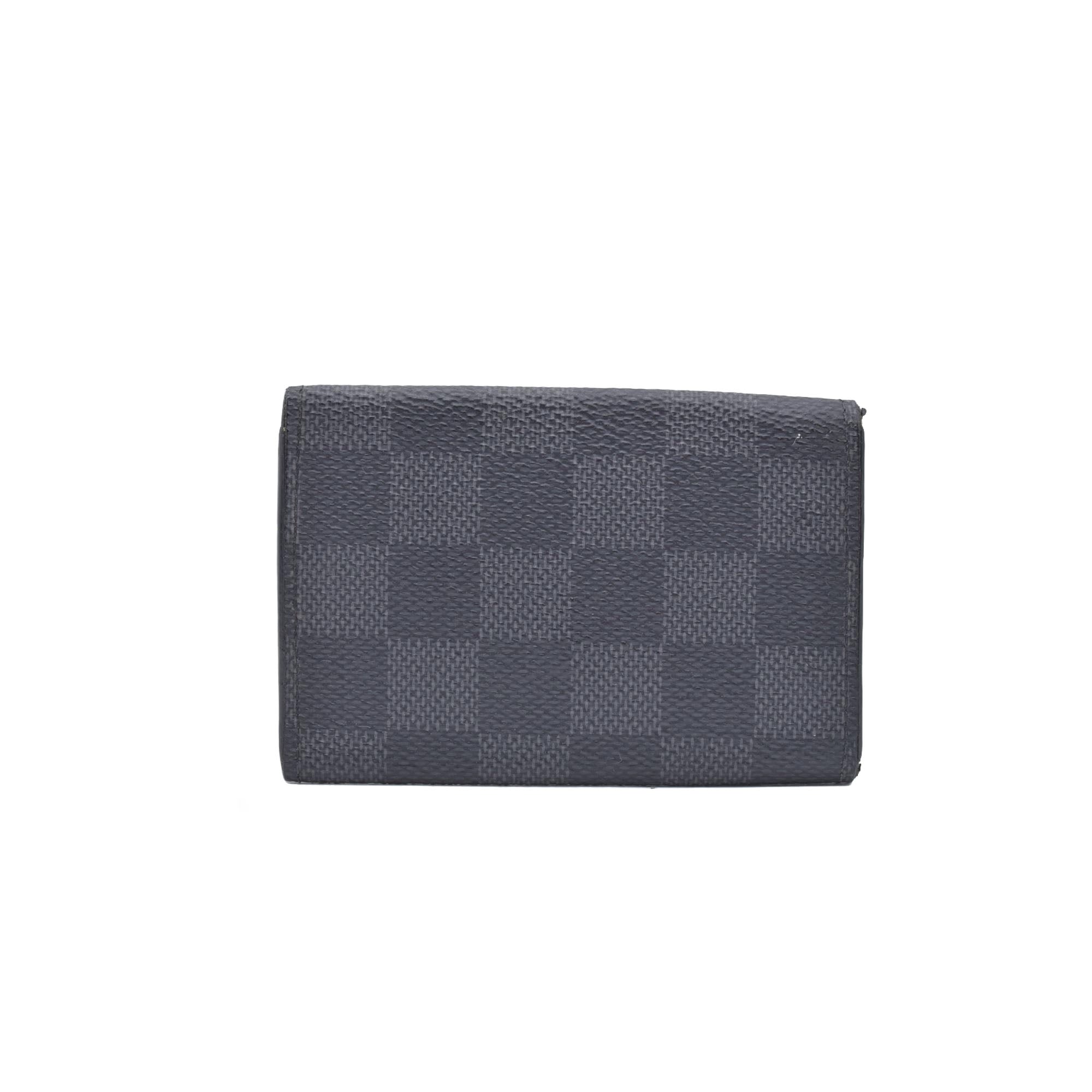 $395 2015 Louis Vuitton Graphite Multicles 6 Key Holder CT5105 CONSIGNMENT 10021172