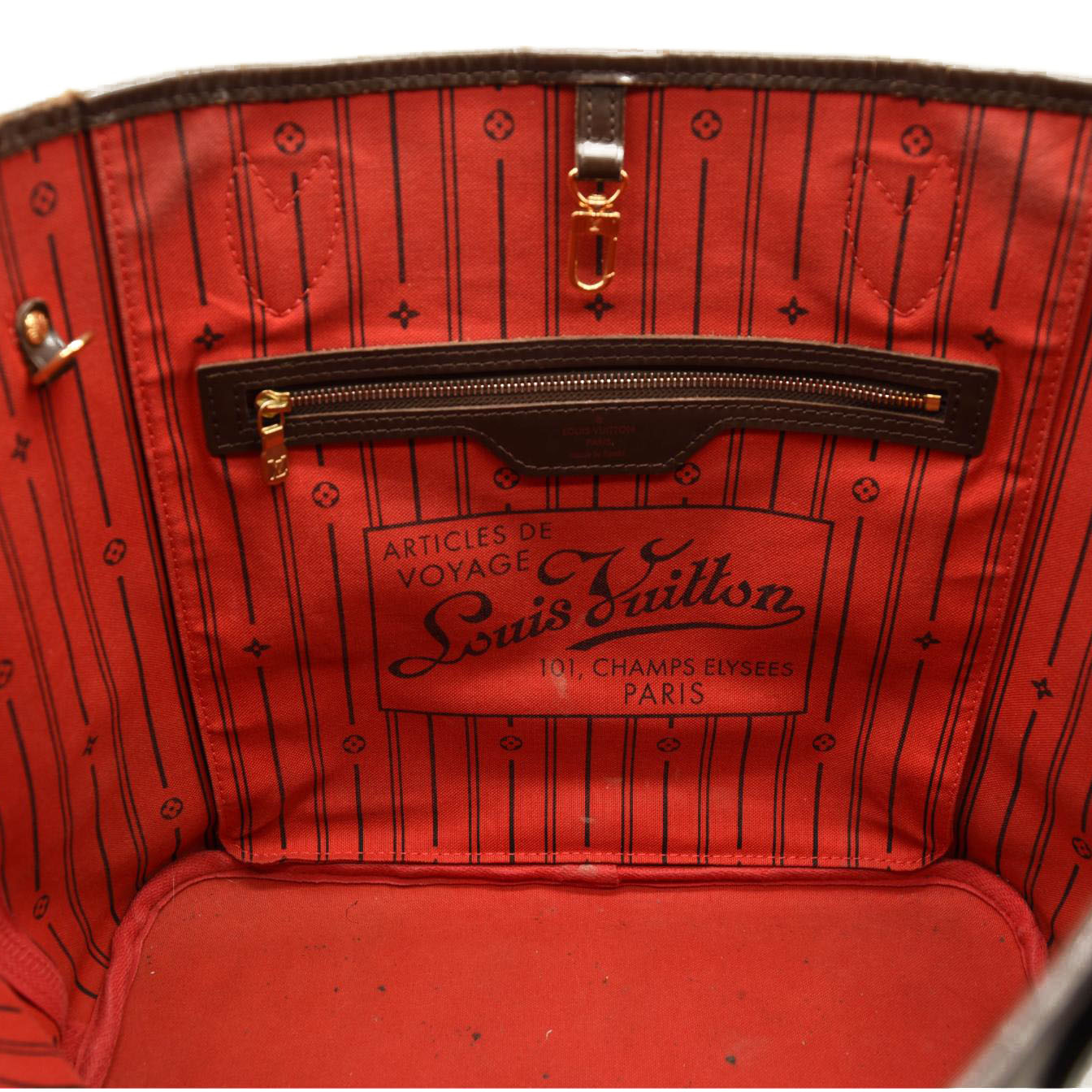 LOUIS VUITTON Damier Ebene Neverfull MM