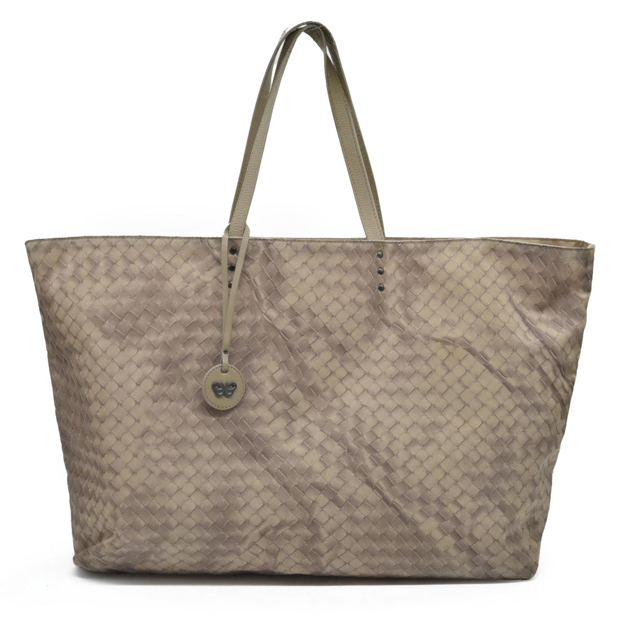 $890 Bottega Veneta Intreccio Illusion tote Bag Beige