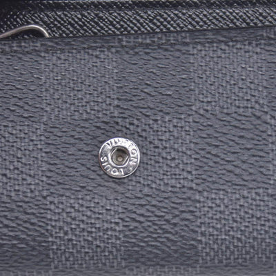 $395 2015 Louis Vuitton Graphite Multicles 6 Key Holder CT5105 CONSIGNMENT 10021172