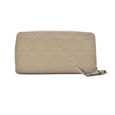 $1140 2020 Louis Vuitton Empreinte Zippy Wallet Tourterelle  SP1210