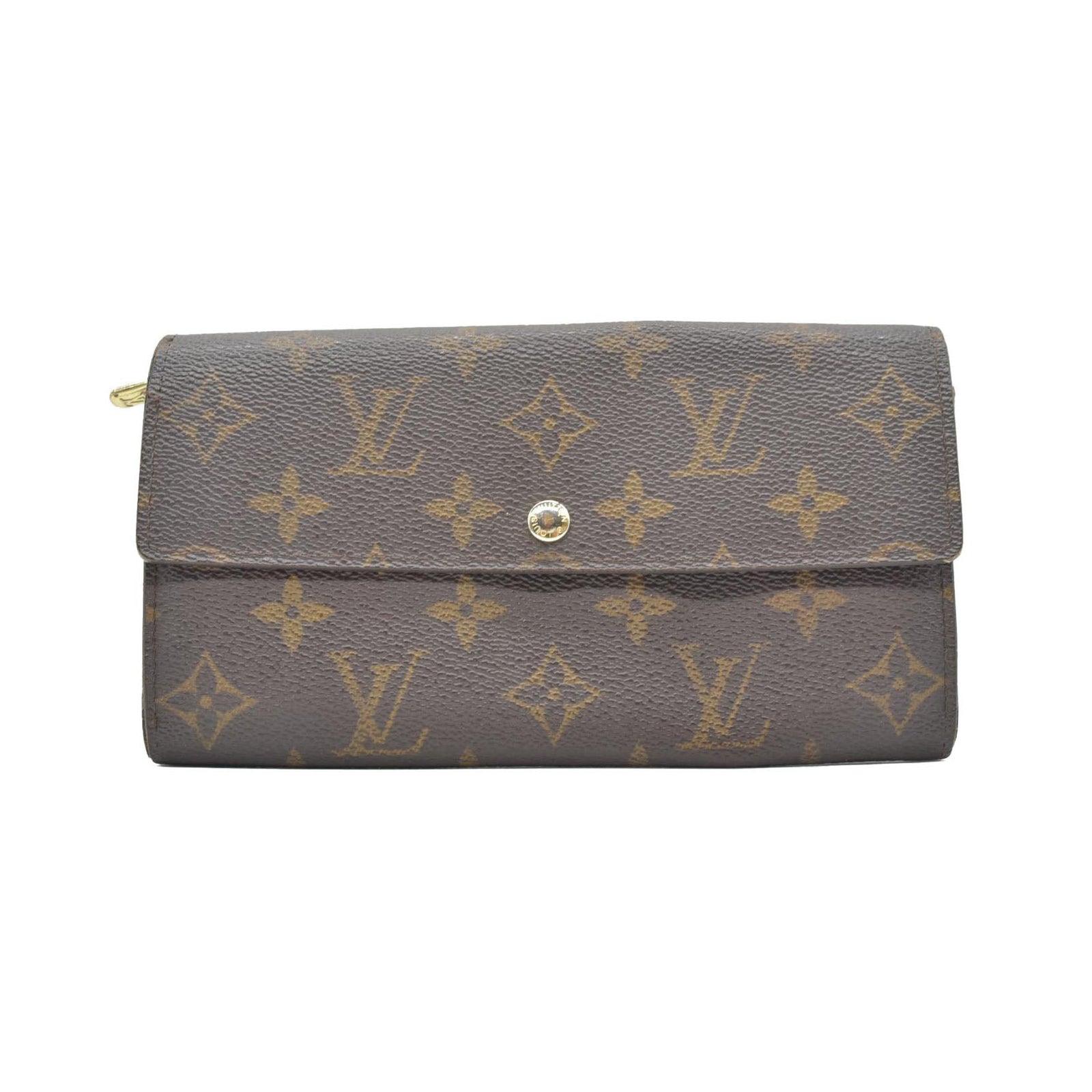$775 2006 Louis Vuitton Monogram Sarah Wallet MI1026