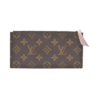 $2350 Louis Vuitton  Monogram Valentine Dog Pochette Felicie Zipper insert
