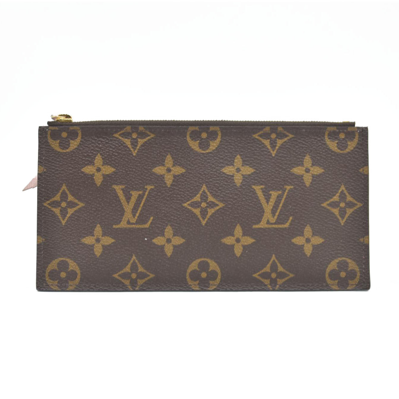 $2350 Louis Vuitton  Monogram Valentine Dog Pochette Felicie Zipper insert