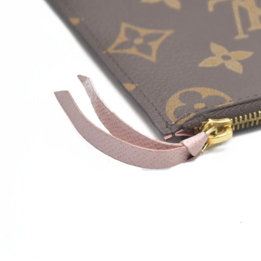 $2350 Louis Vuitton  Monogram Valentine Dog Pochette Felicie Zipper insert