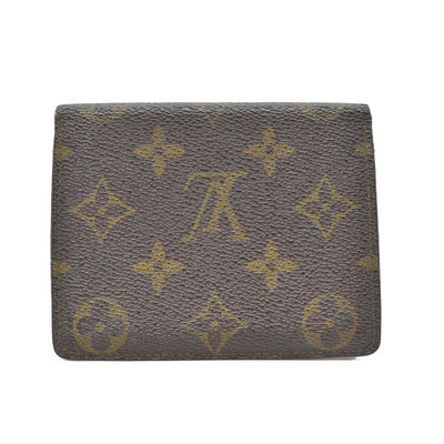 $360 1992 WELL WORN LOUIS VUITTON Monogram Card Holder Pass Case CT0942