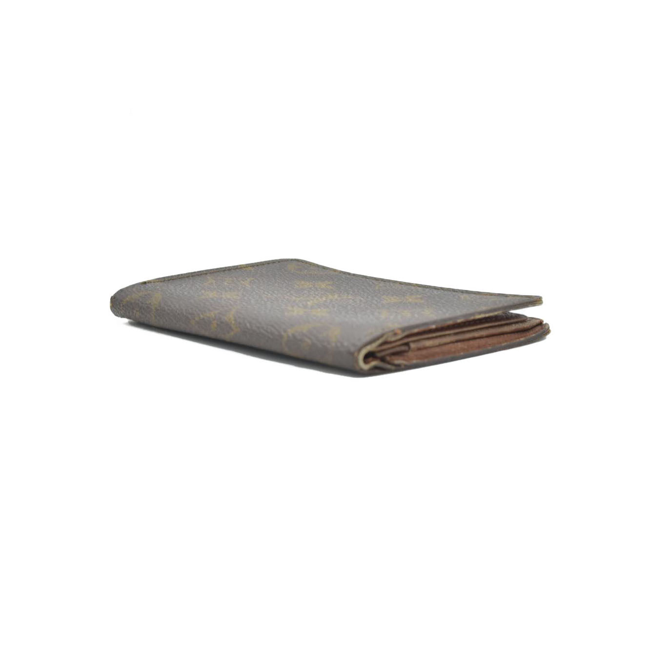 $360 1992 WELL WORN LOUIS VUITTON Monogram Card Holder Pass Case CT0942