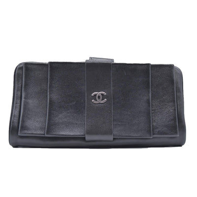 Chanel  Sevruga Leather French Purse CONSIGNMENT