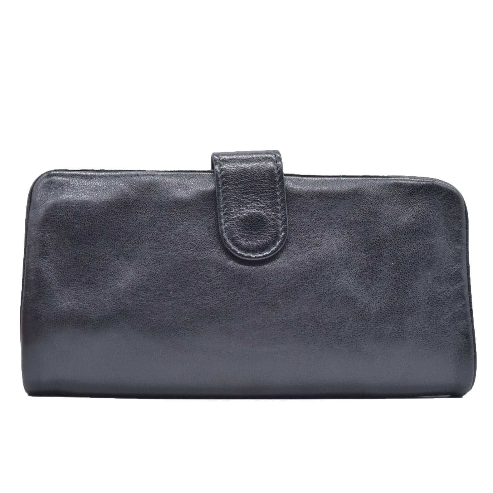 Chanel  Sevruga Leather French Purse CONSIGNMENT