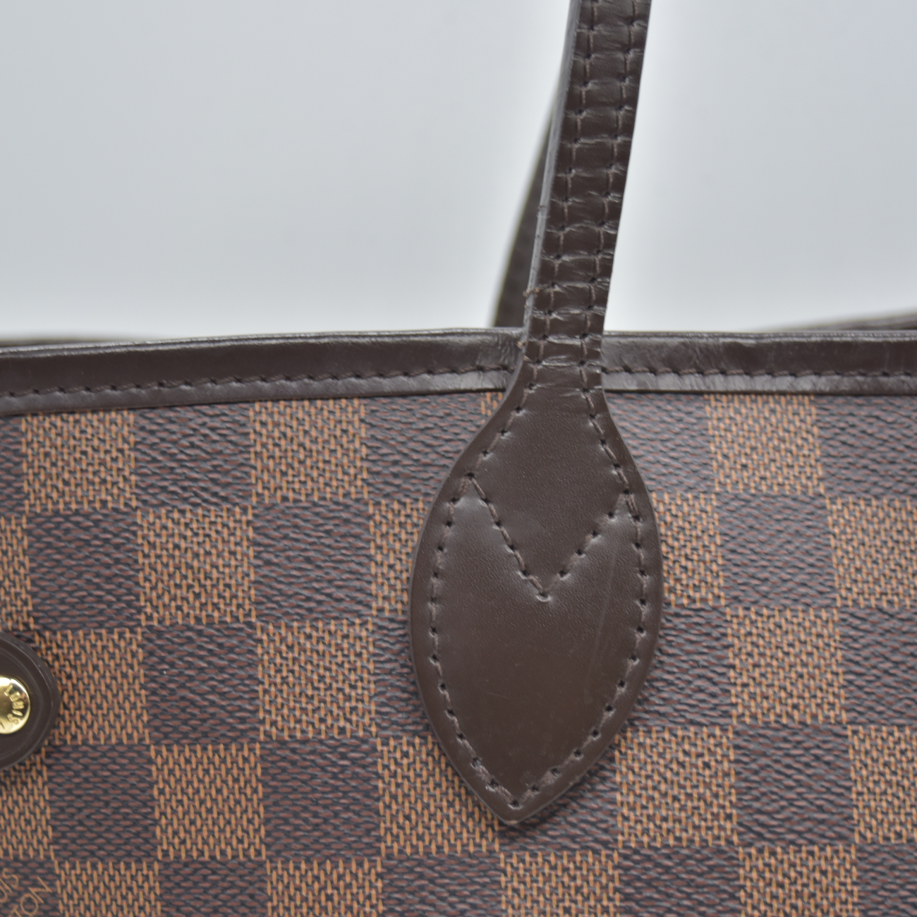 $2240 2017 Louis Vuitton Damier Ebene Neverfull MM with Pouch SD0167