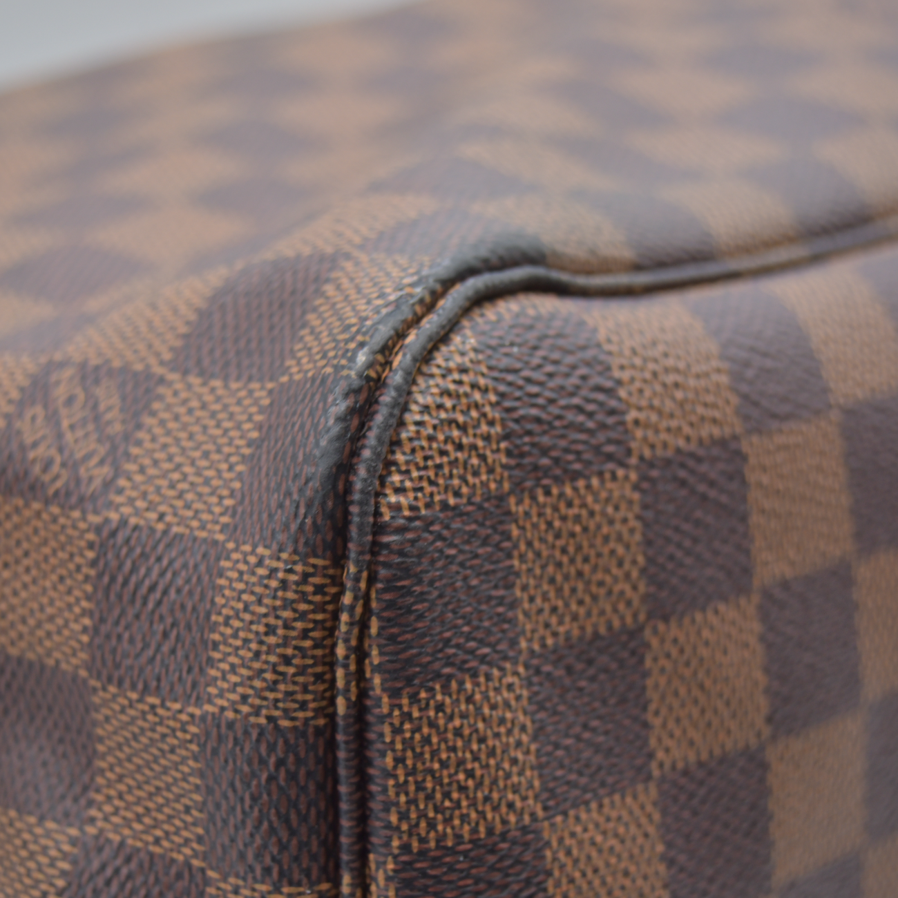 $2240 2017 Louis Vuitton Damier Ebene Neverfull MM with Pouch SD0167