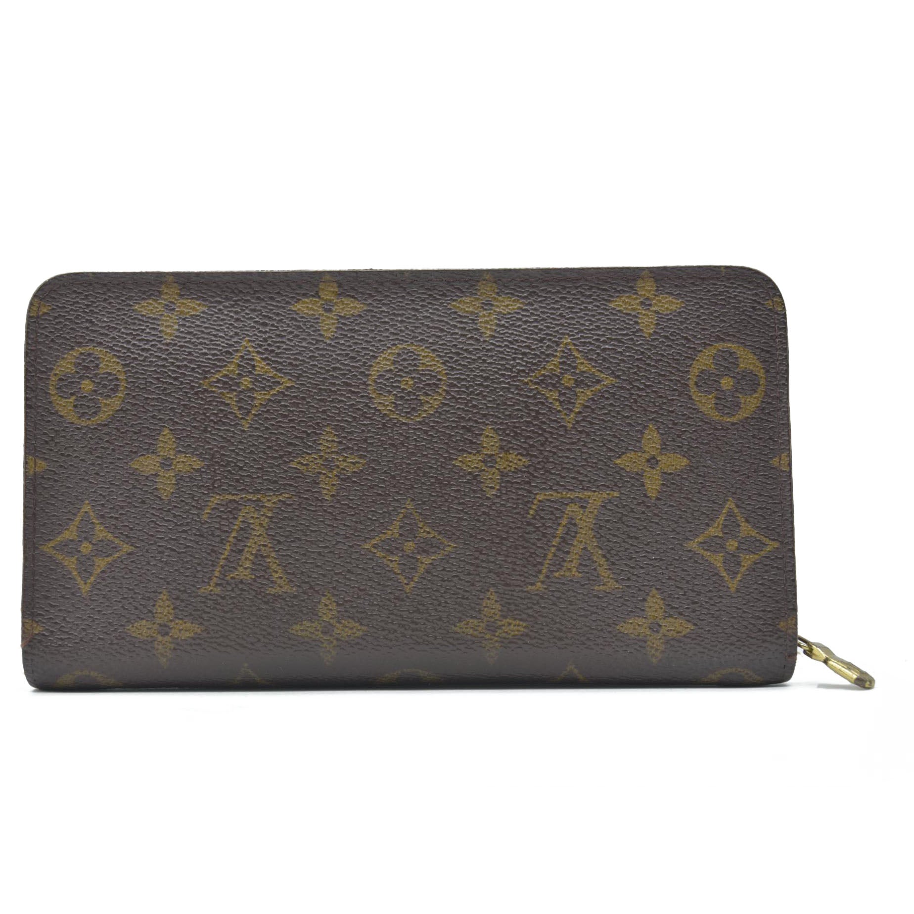 $915 Louis Vuitton Monogram Bifold Zippy Long Wallet CA1918 1998