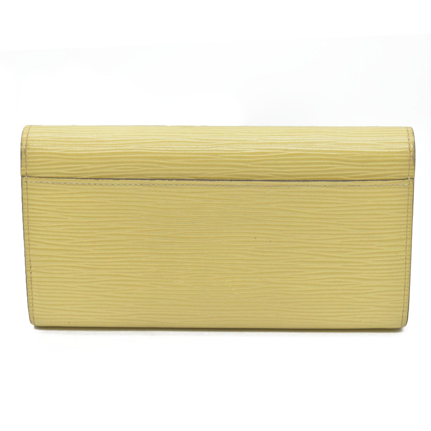 $840 CONSIGNMENT Louis Vuitton Jaune Pale Epi Leather Sarah CA1194