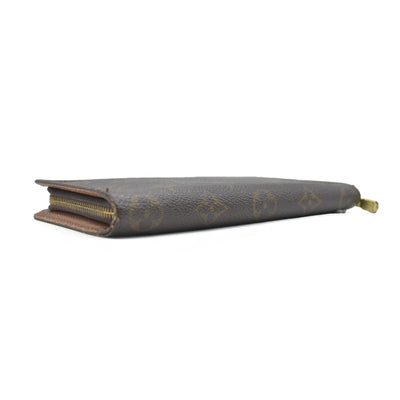 $915 Louis Vuitton Monogram Bifold Zippy Long Wallet CA1918 1998
