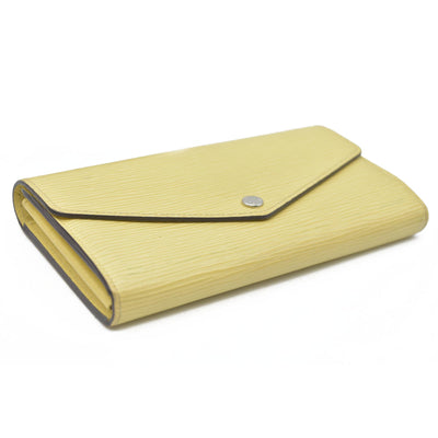 $840 CONSIGNMENT Louis Vuitton Jaune Pale Epi Leather Sarah CA1194