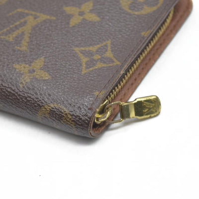 $915 Louis Vuitton Monogram Bifold Zippy Long Wallet CA1918 1998