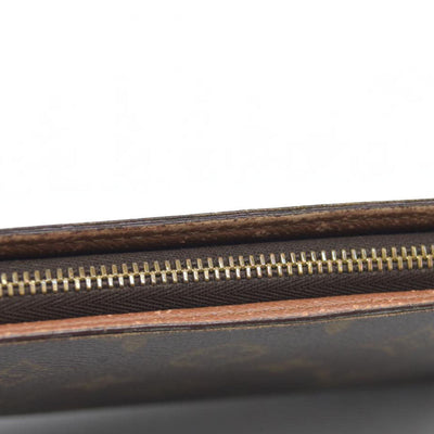 $915 Louis Vuitton Monogram Bifold Zippy Long Wallet CA1918 1998
