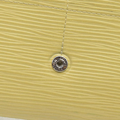 $840 CONSIGNMENT Louis Vuitton Jaune Pale Epi Leather Sarah CA1194