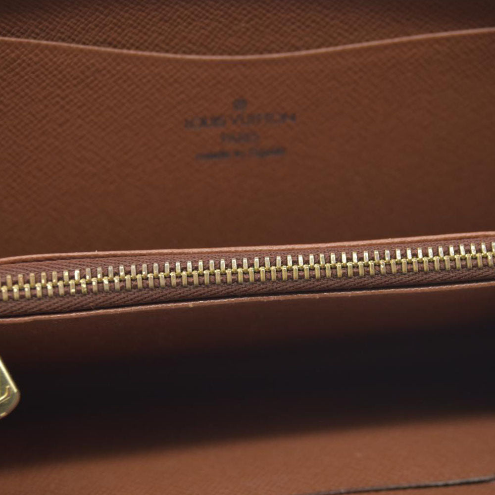$915 Louis Vuitton Monogram Bifold Zippy Long Wallet CA1918 1998