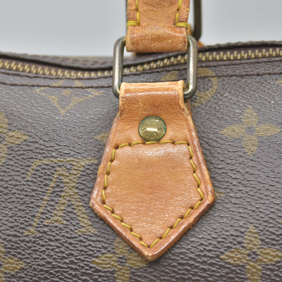 1988 $1490 Louis Vuitton LV Hand Bag Speedy 25 Brown Monogram VI884