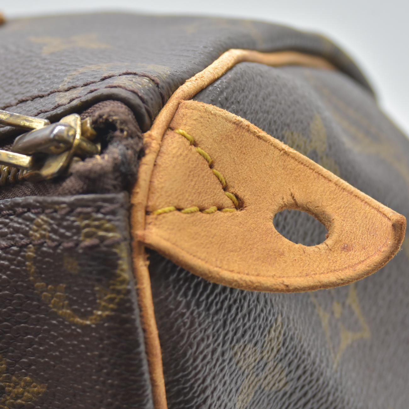 1988 $1490 Louis Vuitton LV Hand Bag Speedy 25 Brown Monogram VI884