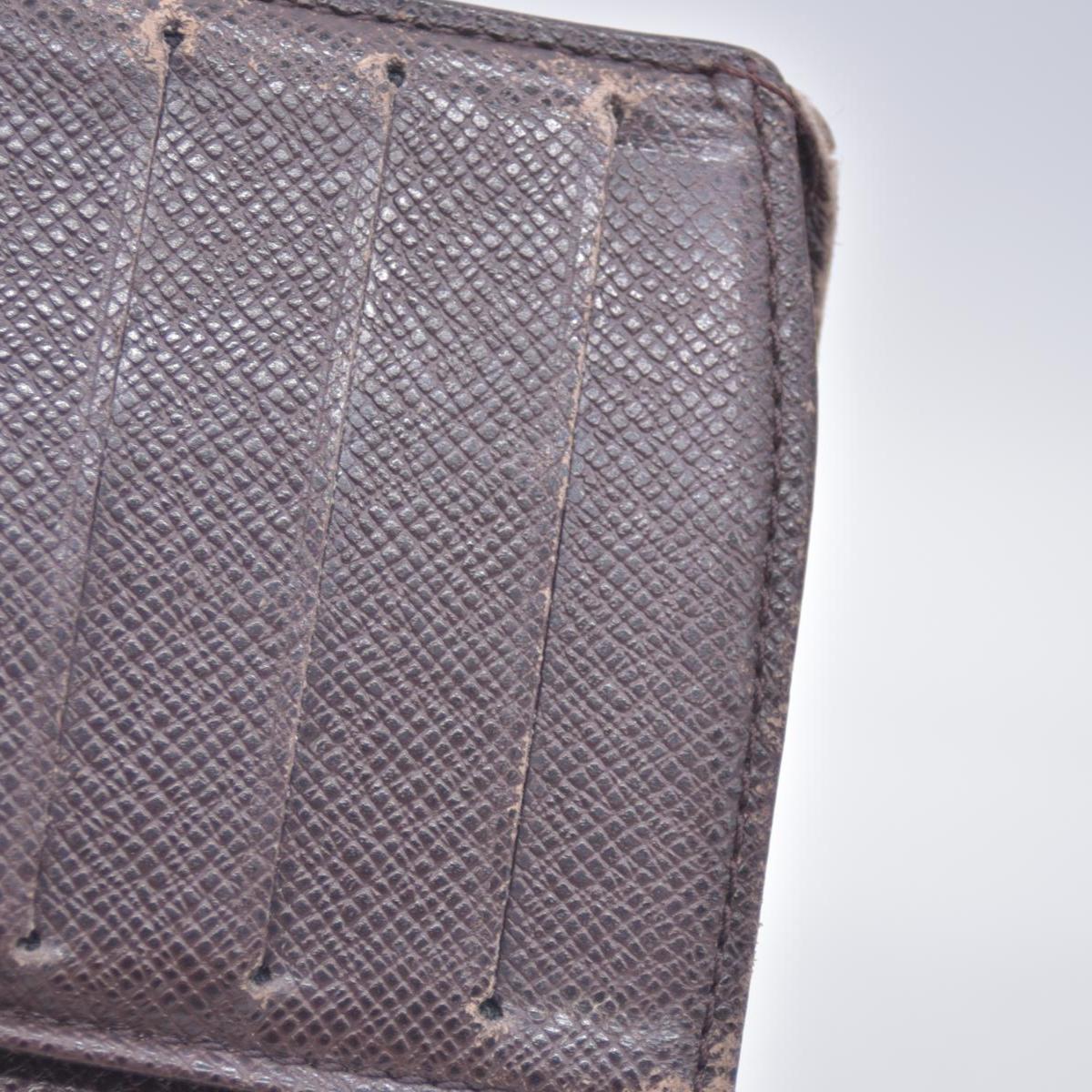 $750 Louis Vuitton Damier Ebene Kisslock French Wallet CONSIGNMENT