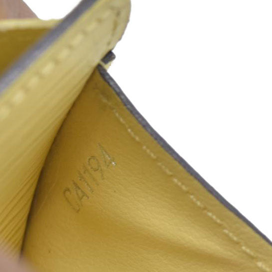 $840 CONSIGNMENT Louis Vuitton Jaune Pale Epi Leather Sarah CA1194