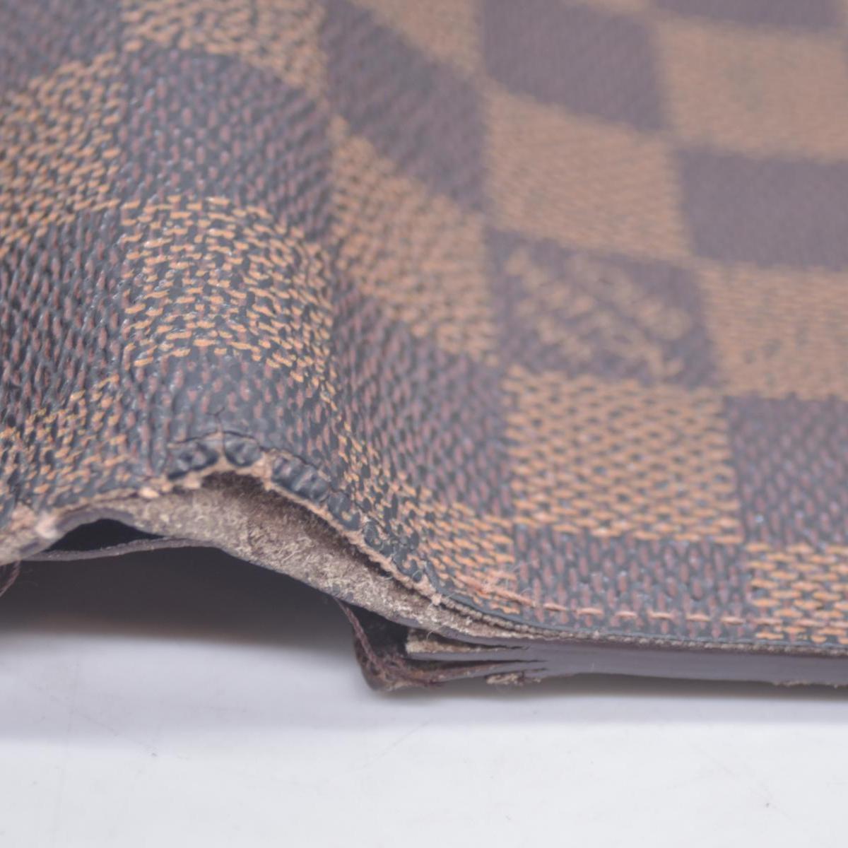 $750 2003 Louis Vuitton Damier Ebene Kisslock French Wallet MI1003 CONSIGNMENT