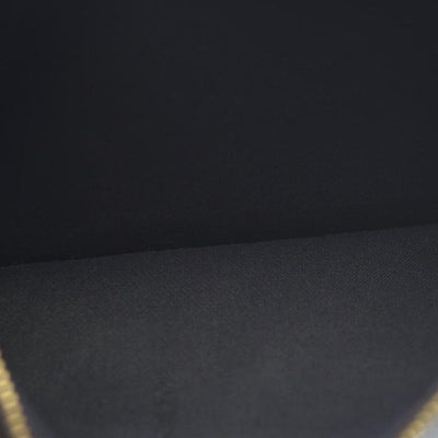 AUCTION $1550 Fendi Vitello Soft F is Fendi Bi-Color FF 1974 Embossed Envelope Wallet On Chain with Pouches Maya Black Insert Zipper