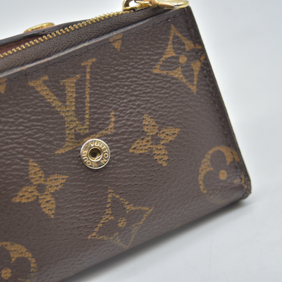 $625 2020 Louis Vuitton Monogram Zoe Wallet Pink Rose Ballerine MI0240
