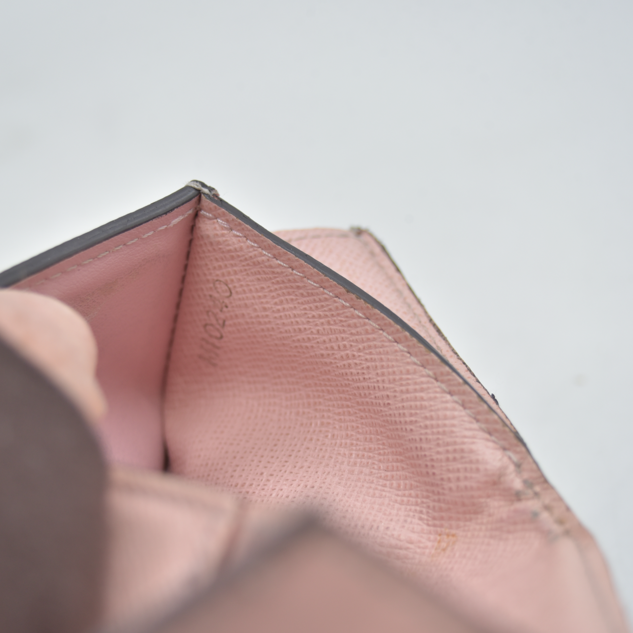 $625 2020 Louis Vuitton Monogram Zoe Wallet Pink Rose Ballerine MI0240