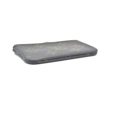 Louis Vuitton Monogram Pochette Cles Wallet Coin Purse Brown SP0063