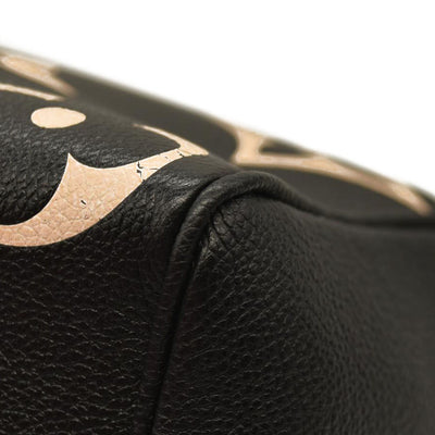 LOUIS VUITTON  Empreinte Monogram Giant Speedy Bandouliere 25 Black Beige RFID