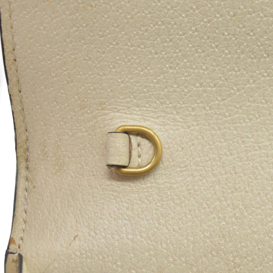 Gucci  GG Supreme Monogram Web Queen Margaret Chain Wallet White